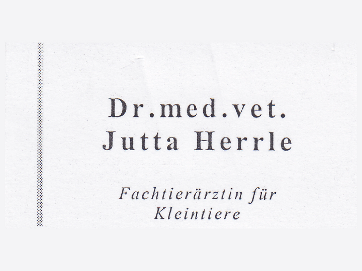 Herrle Jutta Dr. med. vet.