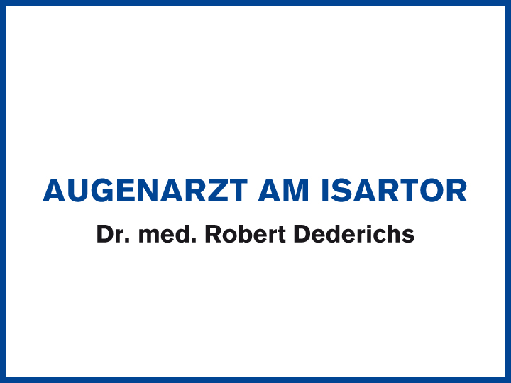 Dederichs Robert Dr. med.