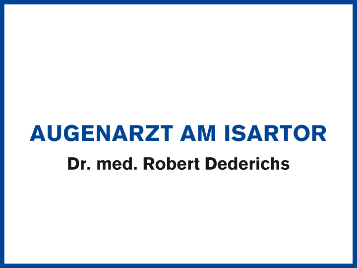 Dederichs Robert Dr. med.