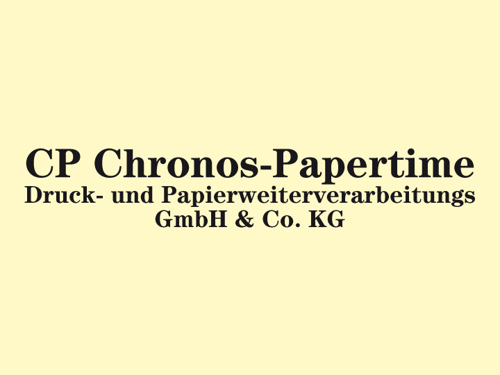 CP Chronos Papertime  